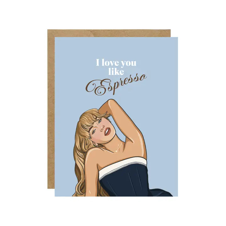 Card - Sabrina - Love You Like Espresso