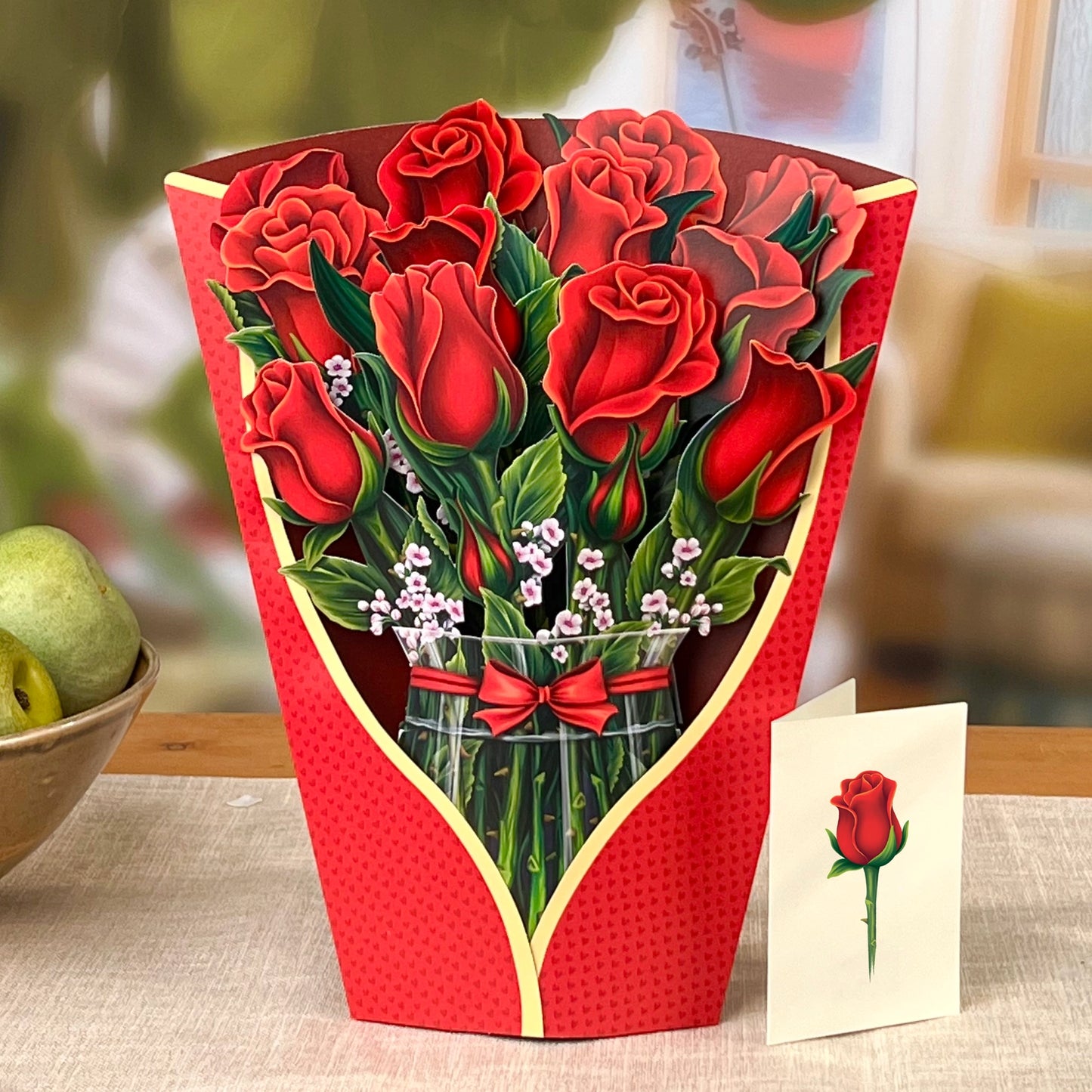 Paper Bouquet - Red Roses - 12"
