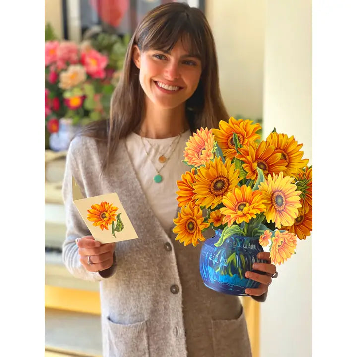 Paper Bouquet - Sunflowers - 12"