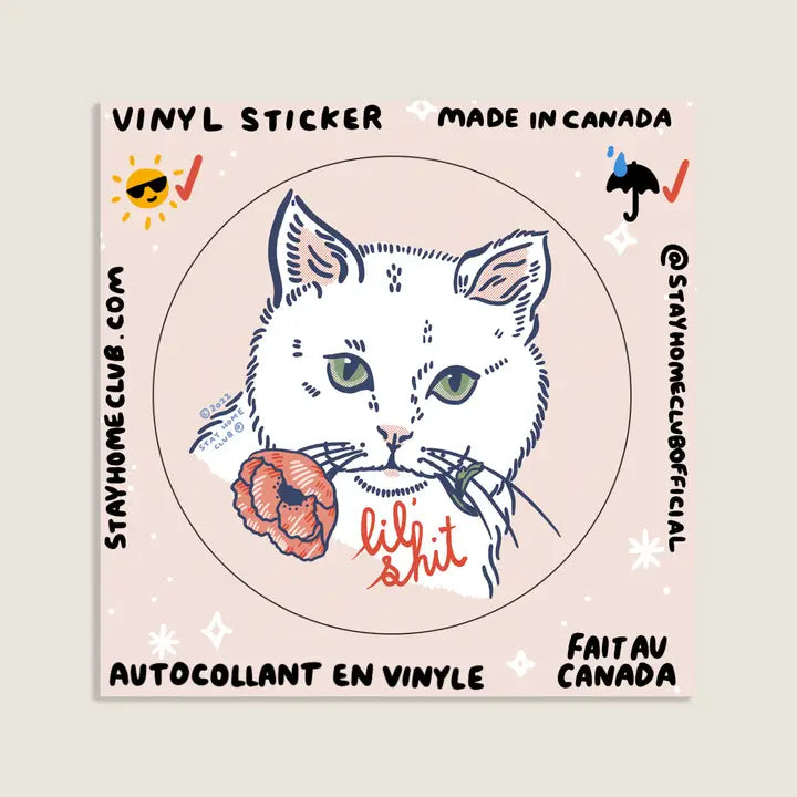 Sticker - Lil Shit Cat