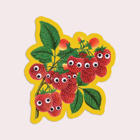 Sticker - Googly Eyes Raspberries