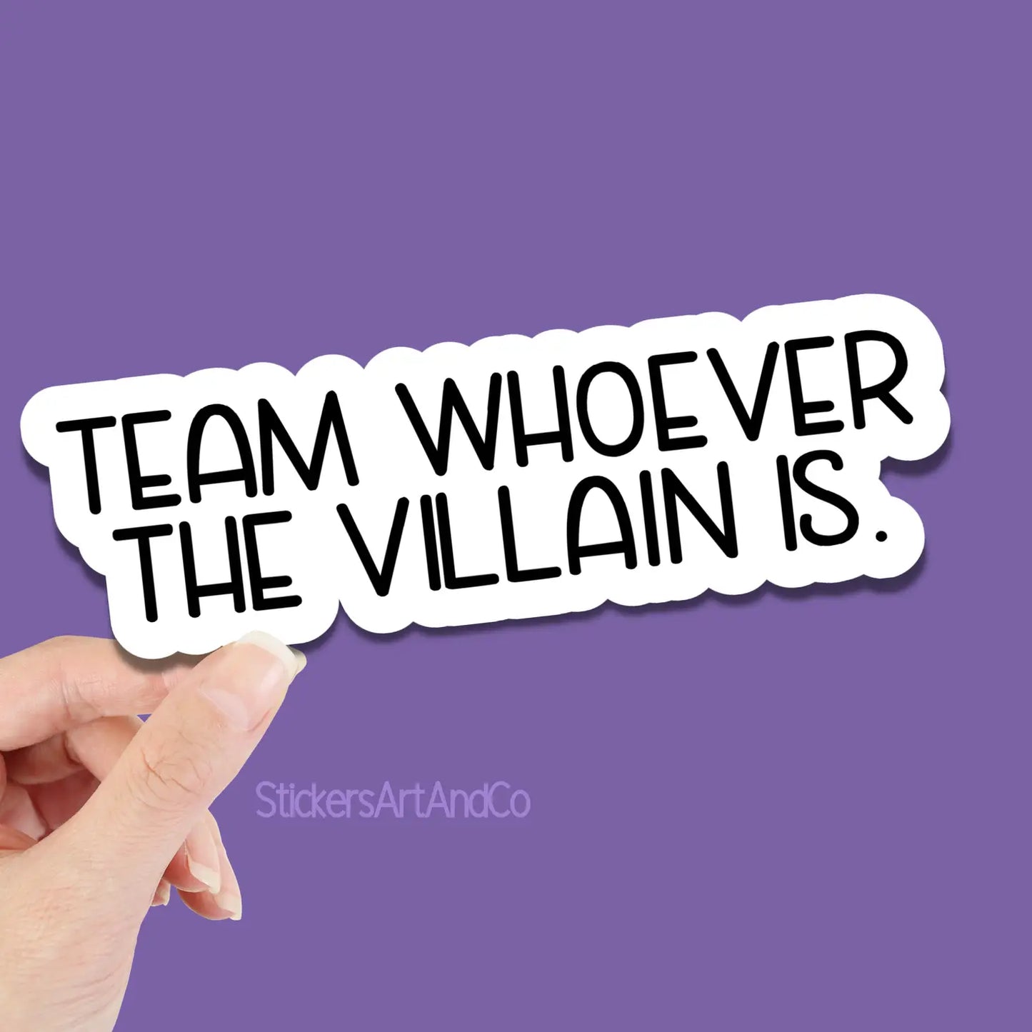 Sticker - Team Villain