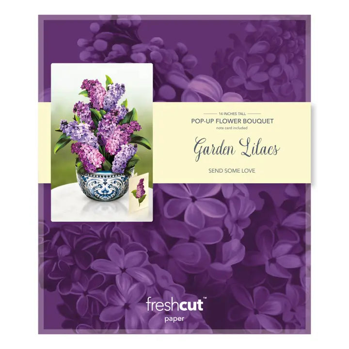 Paper Bouquet - Garden Lilacs - 14"