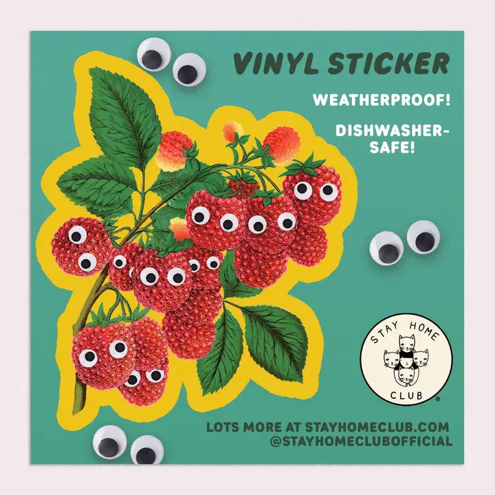 Sticker - Googly Eyes Raspberries