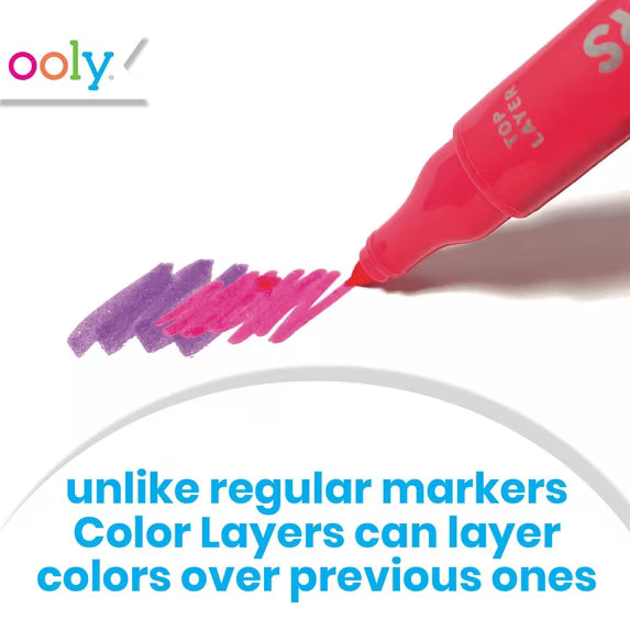 Markers - Colour Layers - Set of 8