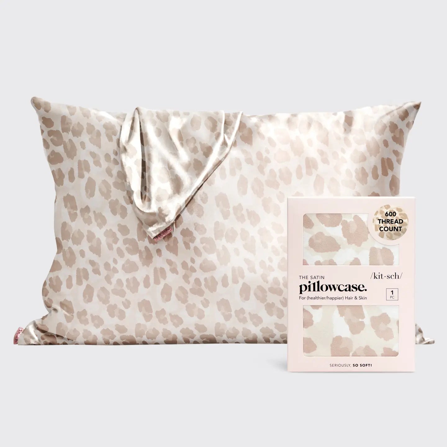 Pillowcase - Satin - Leopard Print