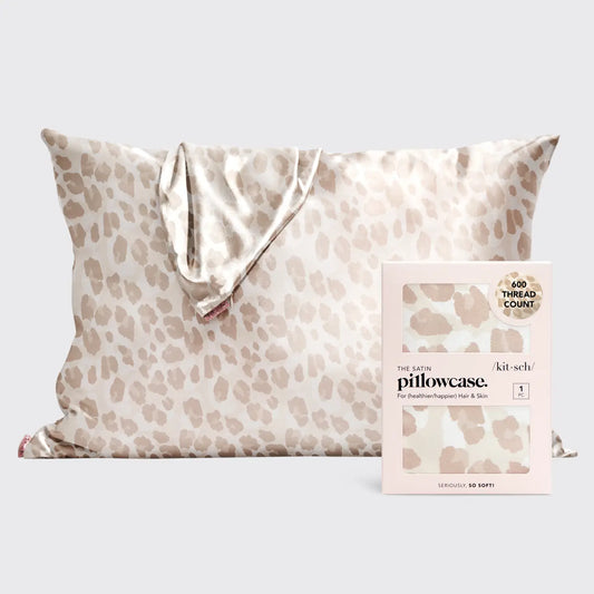 Pillowcase - Satin - Leopard Print