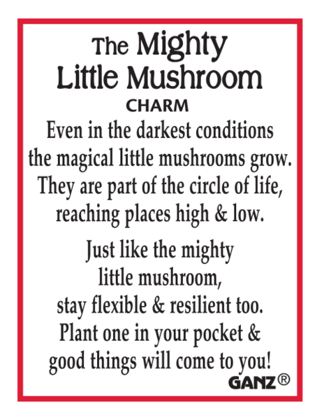 Charm - Mighty Little Mushroom