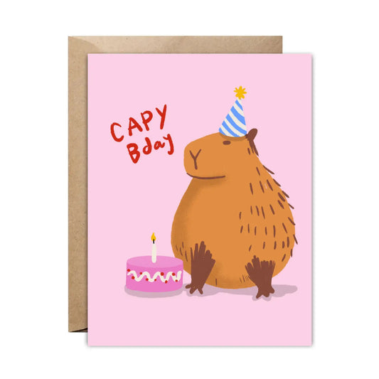 Card - Capy Birthday