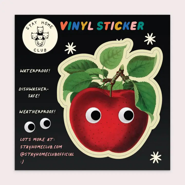 Sticker - Googly Eyes Apple