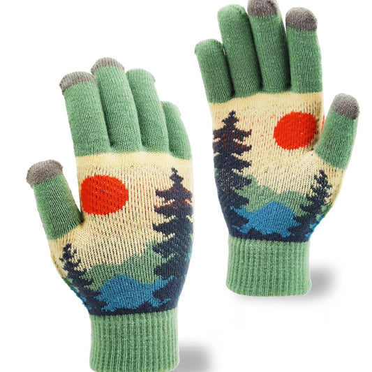 Gloves - Forest Glow - Green