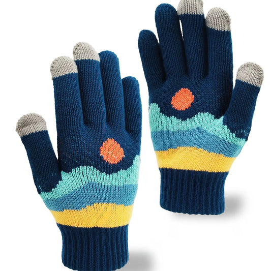 Gloves - Sunset Crest - Navy