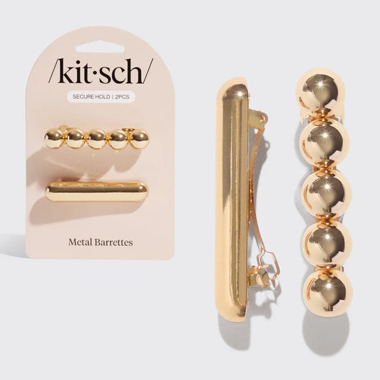 Styling Barrettes - Oversized - Gold Set of 2