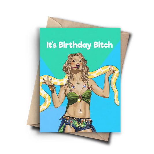 Card - Britney Spears - Birthday