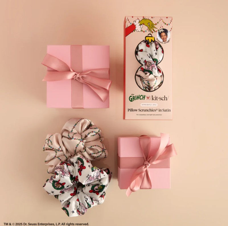 Pillow Scrunchie Set - The Grinch - Set of 2
