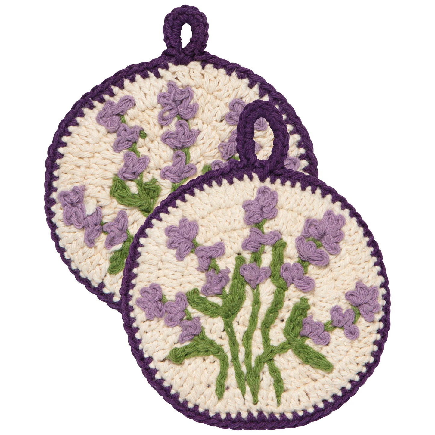 Sponge Set - Crochet Lavender - Set of 2