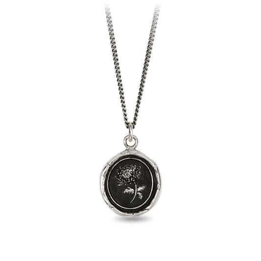 Pyrrha Talisman Necklace - Healing Journey - Silver