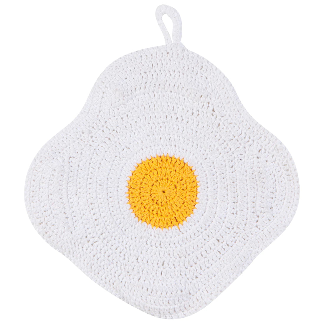 Trivet - Crocheted - Egg