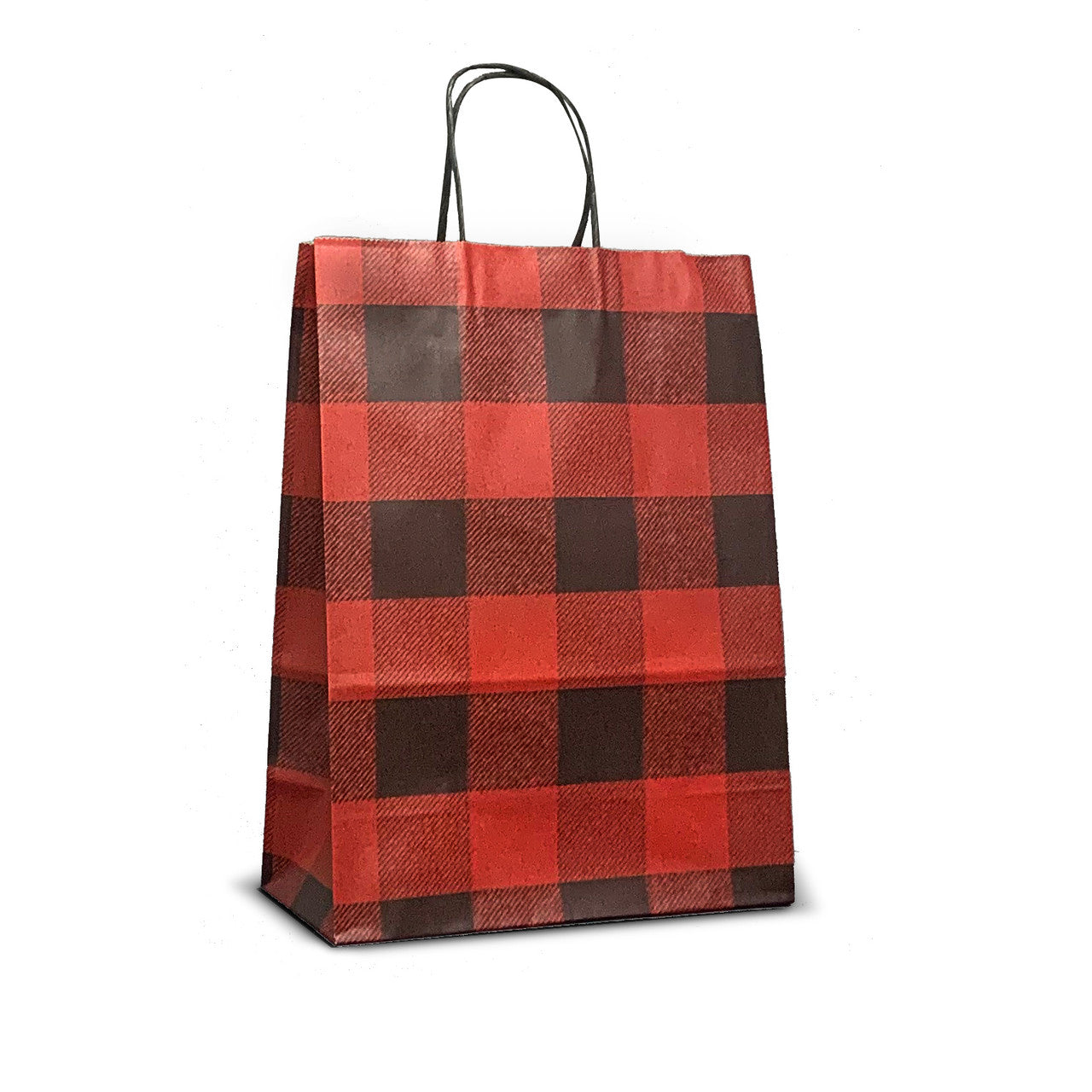 Large Gift Bag - Buffalo Plaid - 13.5"