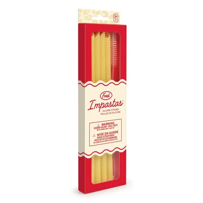 Silicone Straw Set - Impasta - Set of 4