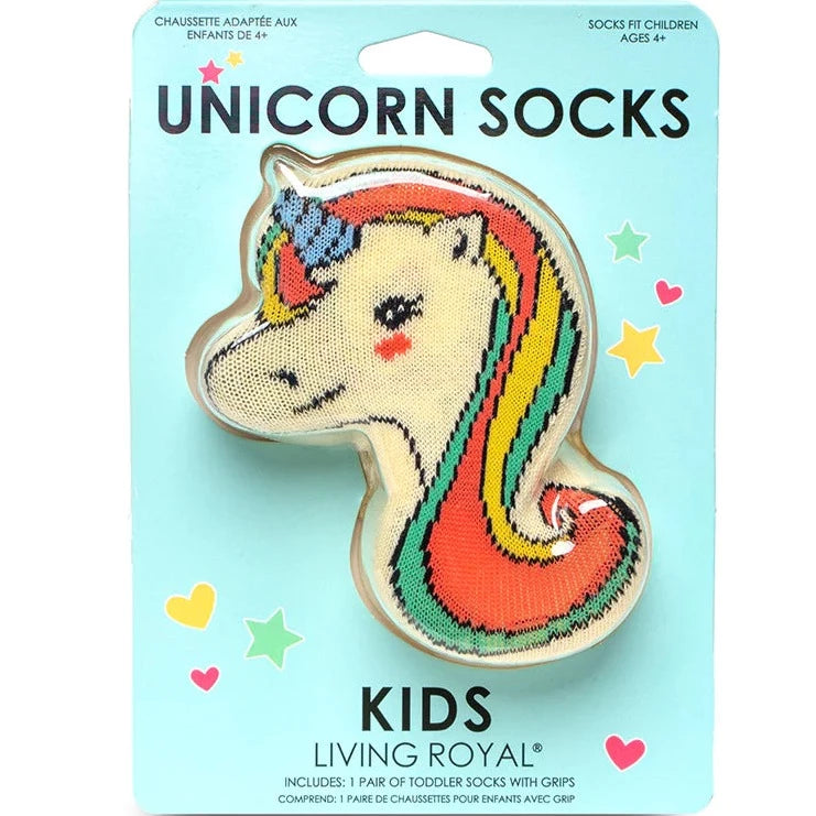 Kids Socks - 3D - Unicorn