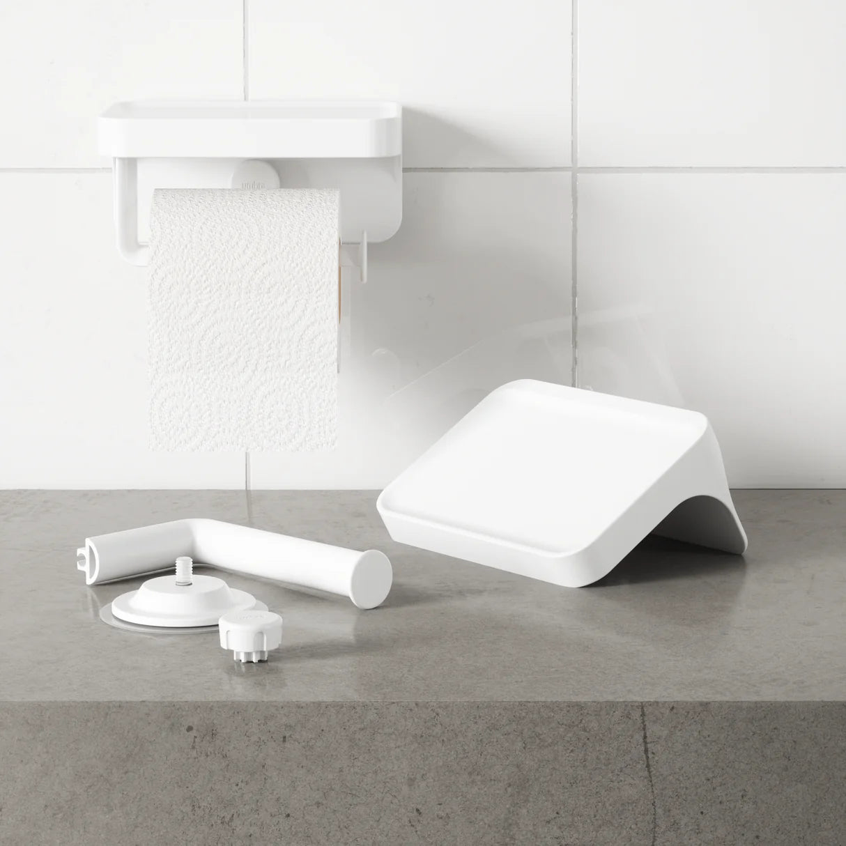 Flex Adhesive Toilet Paper Holder