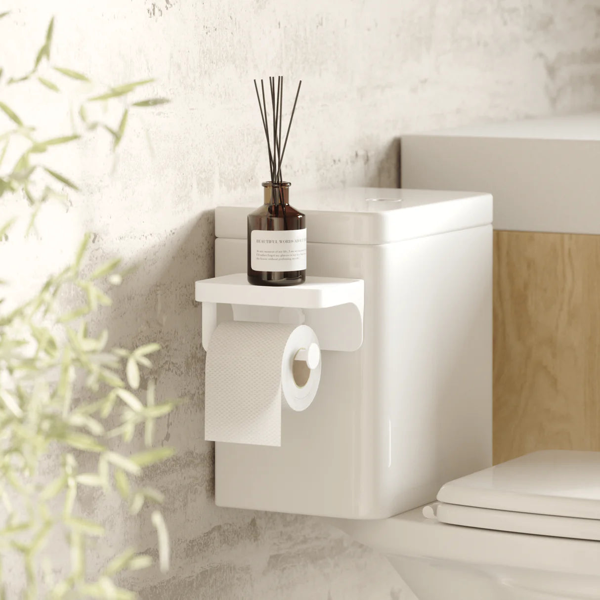 Flex Adhesive Toilet Paper Holder