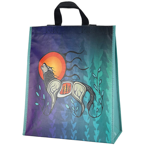 Reusable Gift Bag - Wolf (Ma'iingan)