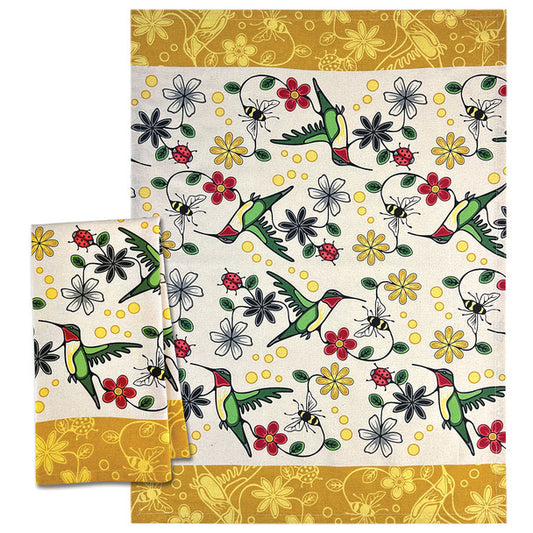 Tea Towel - Cotton - Hummingbird (Nenookaasi)