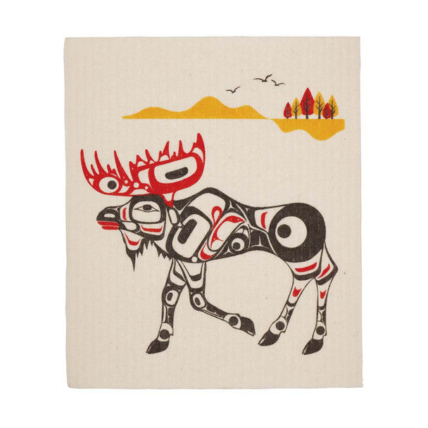 Eco Dishcloth - Moose