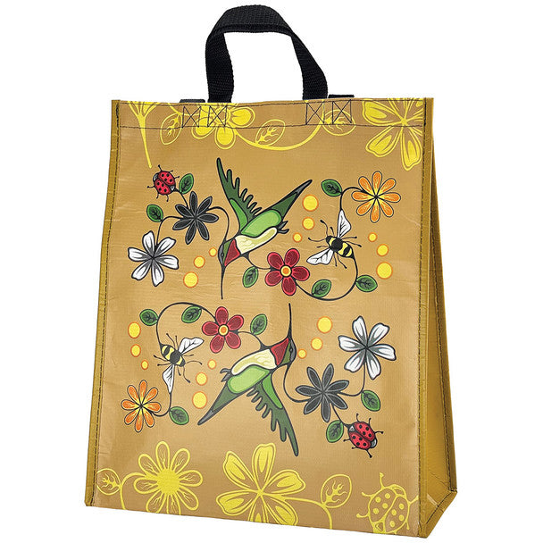 Reusable Gift Bag - Hummingbird (Nenookaasi) - 13 x 15"