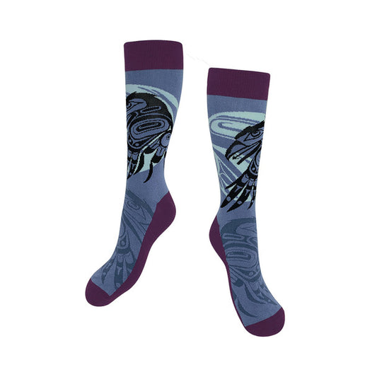 Socks - Small Crew - Raven Moon