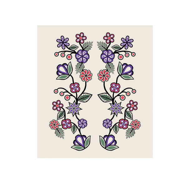Eco Dishcloth - Ojibwe Florals