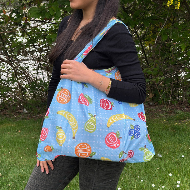 Foldable Shopping Bag - Reusable - Fruit Salad