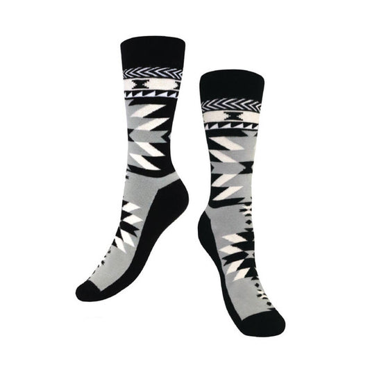 Socks - Small Crew - Salish Weaving - Visions of Our Ancestors