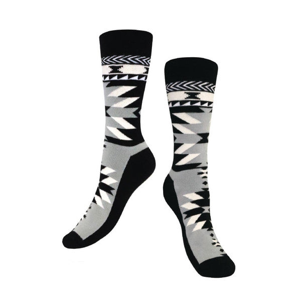 Socks - Large Crew - Salish Weaving - Visions of Our Ancestors