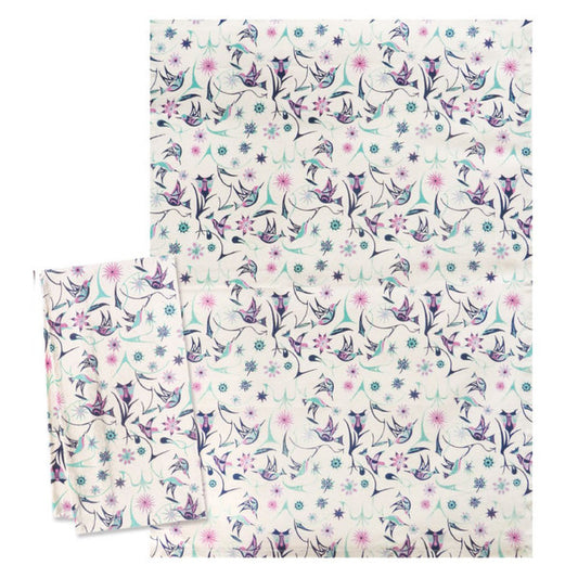 Tea Towel - Cotton - Hummingbirds