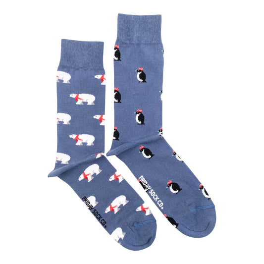 Socks - Large - Polar Bear & Penguin