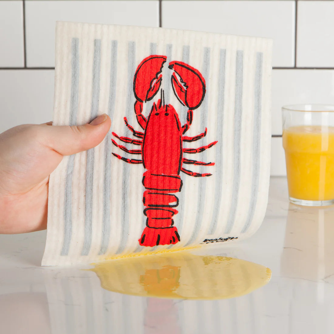 Swedish Dishcloth - Lobster