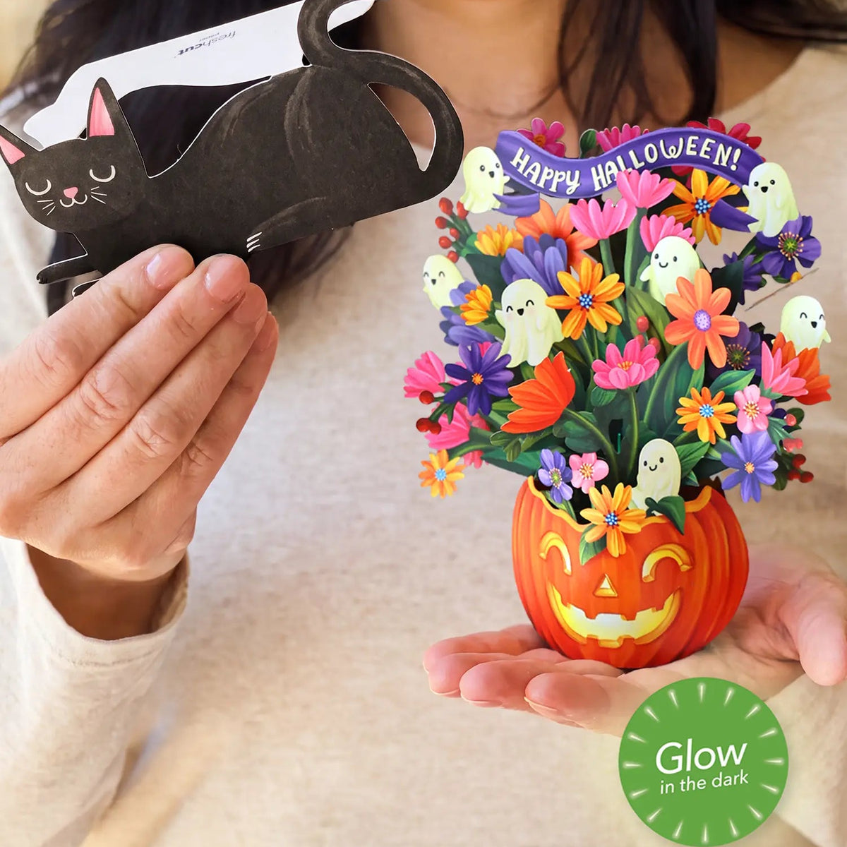 Mini Paper Bouquet - Pumpkin Booquet - 6"