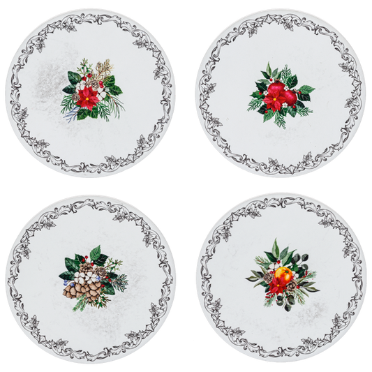 Coaster Set - Botanical - Set of 4