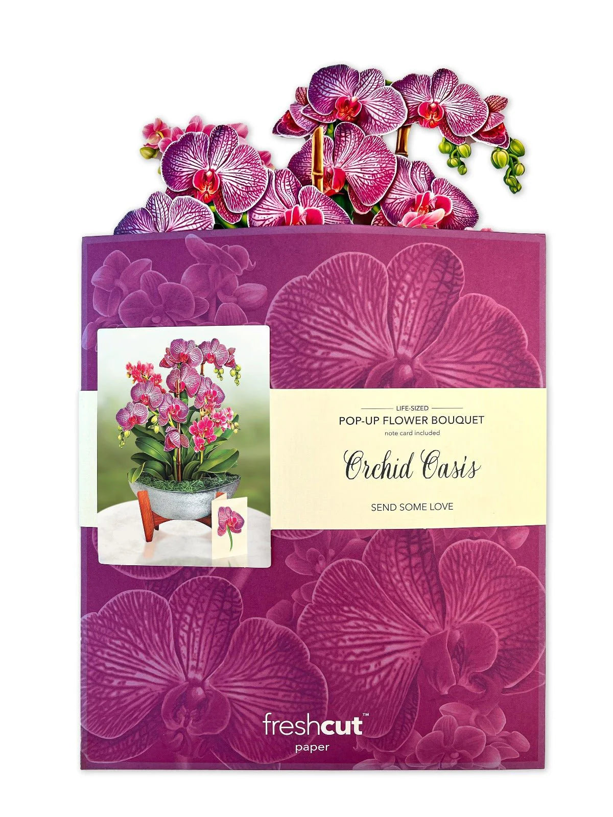 Paper Bouquet - Orchid Oasis - 13"