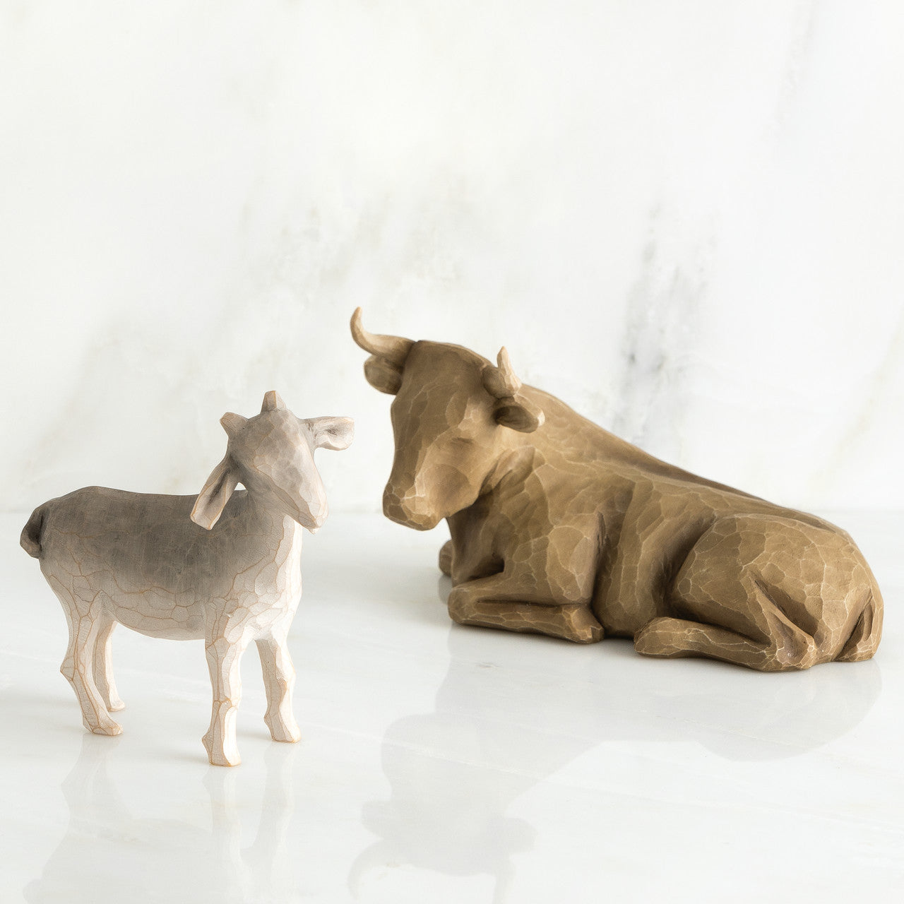Willow Tree Figurine Set - Nativity - Ox and Goat