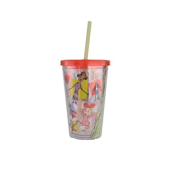 Tumbler - The Grinch - Red & White 16oz