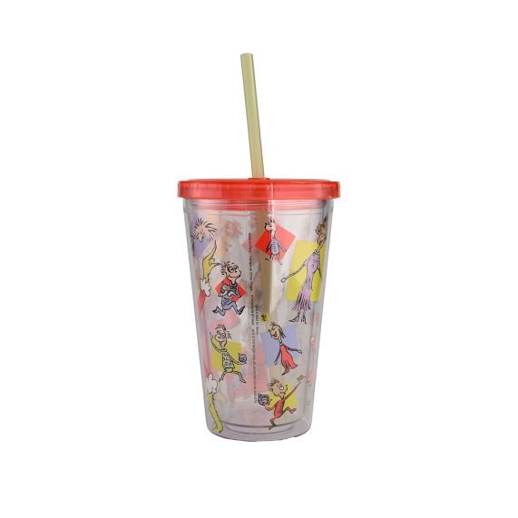 Tumbler - The Grinch - Red & White 16oz