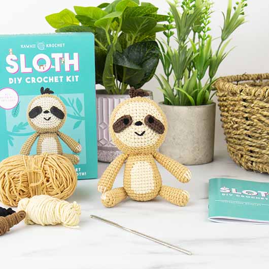 Crochet Kit - DIY - Sloth