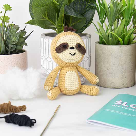 Crochet Kit - DIY - Sloth