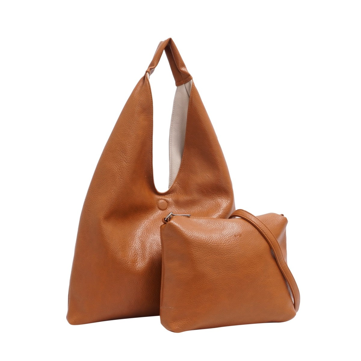 S-Q - Cecilia 2-in-1 Reversible Hobo - Sky Blue/Navy