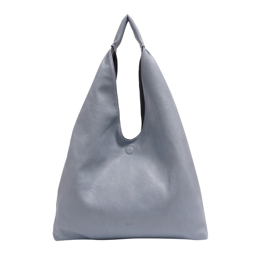 S-Q - Cecilia 2-in-1 Reversible Hobo - Sky Blue/Navy
