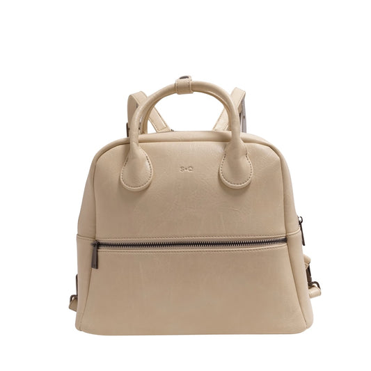 S-Q - Jazzlyn Convertible Backpack - Almond Milk